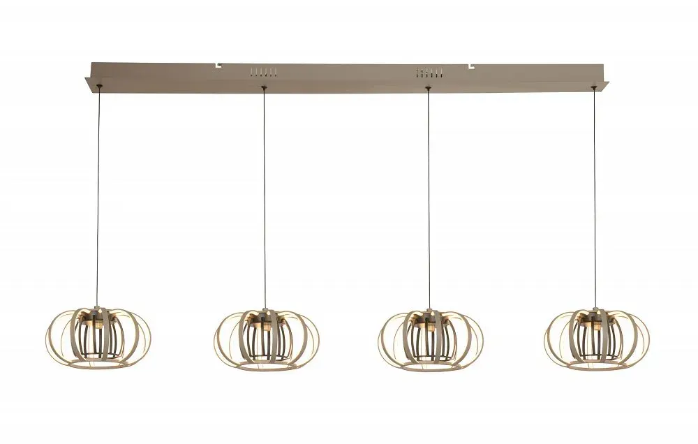 Lampa wisząca SALO 4 LED kaszmirowy czarny