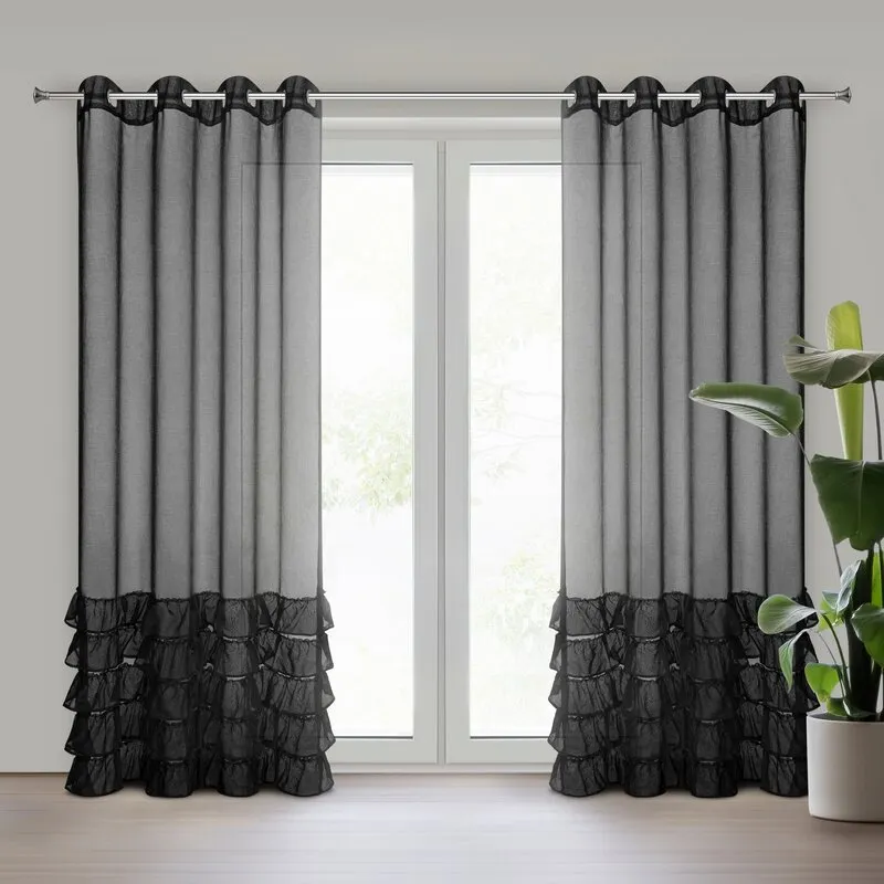 FIRANA GOTOWA DANI 1 140 X 250 CM CZARNY FIRANA GOTOWA DANI 1 140 X 250 CM CZARNY