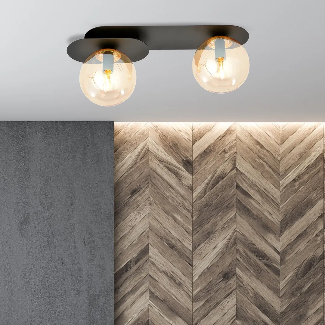 Lampa sufitowa PLAZA Czarny 1120/2 - 1120/2