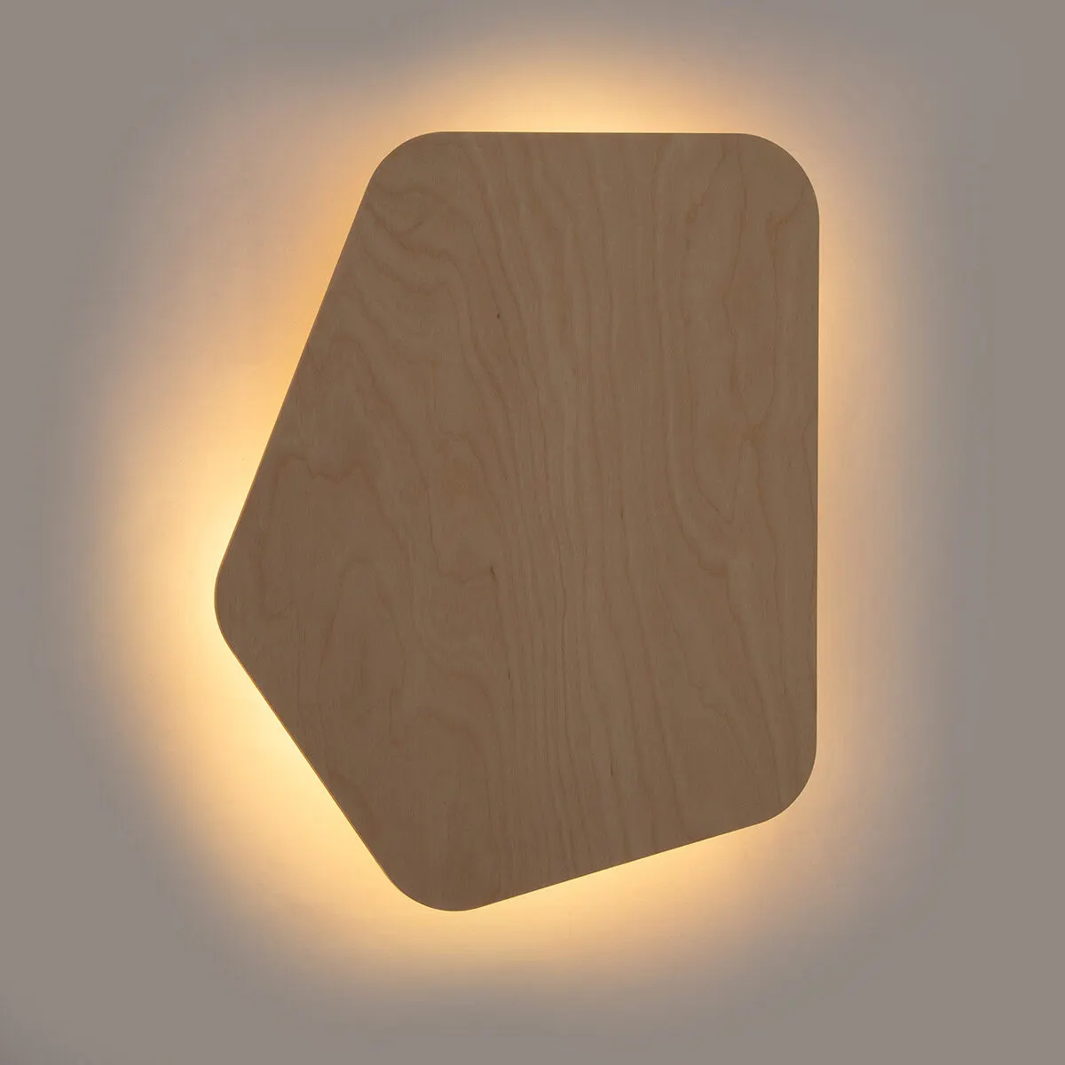 Kinkiet DIAMO jasnobrązowy efekt drewna - SI_40948