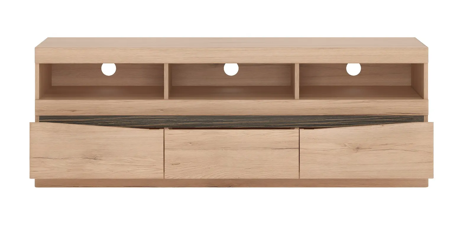Szafka RTV z 3 szufladami SUMMER TYP 51 Dąb Sanremo jasny, Arusha - 6003005000363