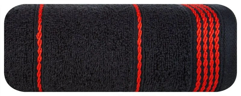 RĘCZNIK MIRA (18) 50 X 90 CM CZARNY - EU_352603