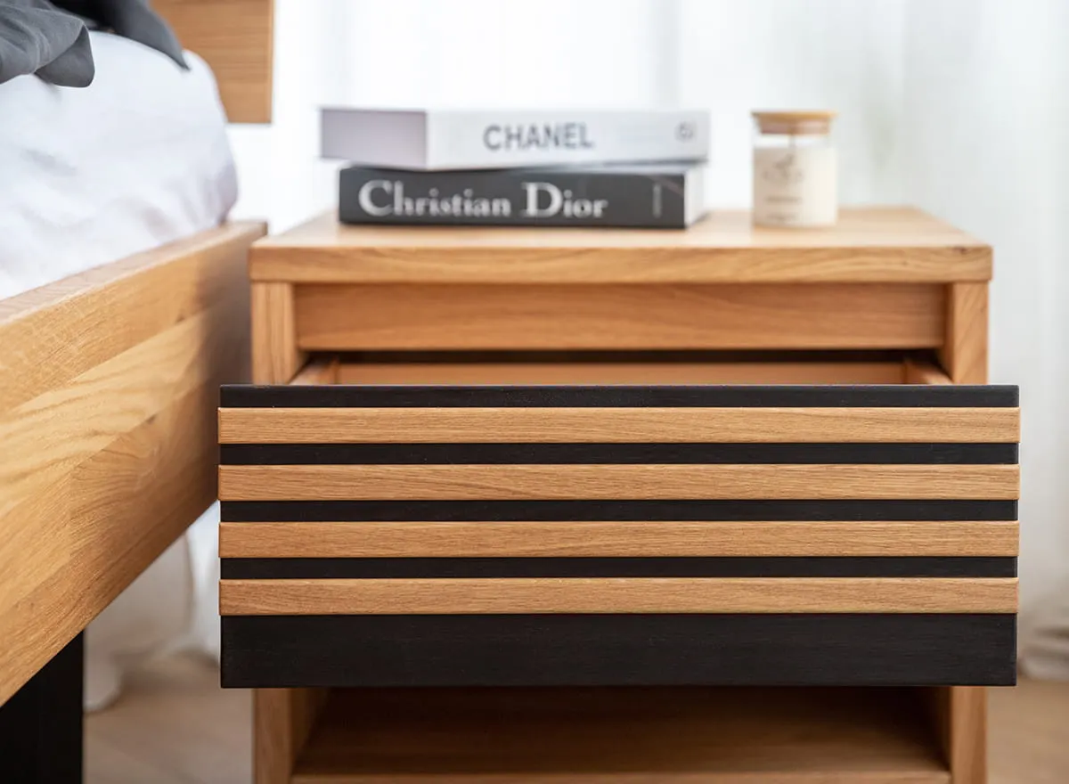 Szafka nocna dębowa Ravello - ZIRAVS01