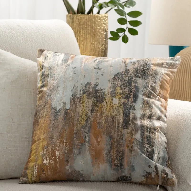 POSZEWKA TINA 45 X 45 CM SZARY - EU_427939