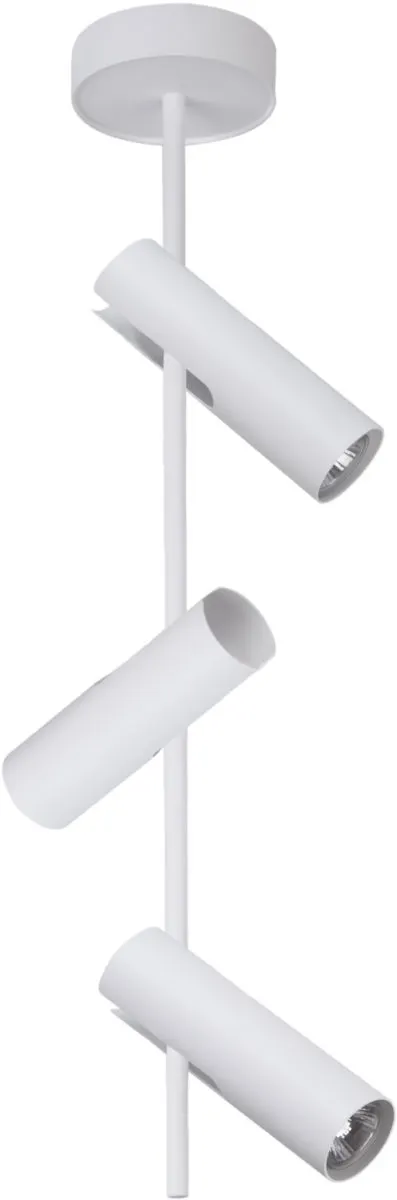 Plafon LEDA 3 reflektory białe Plafon LEDA 3 reflektory białe