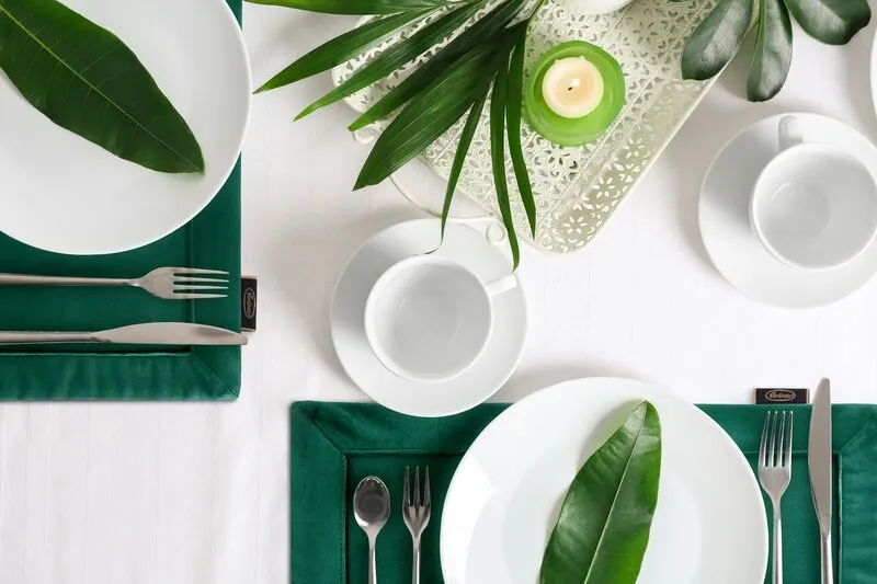 OBRUS VELVET 85X85 CM CZARNY - EU_409978