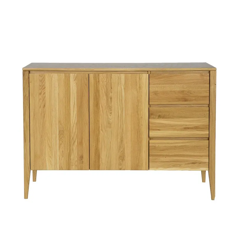 Komoda dębowa KD338 Naturalny DREWMAX