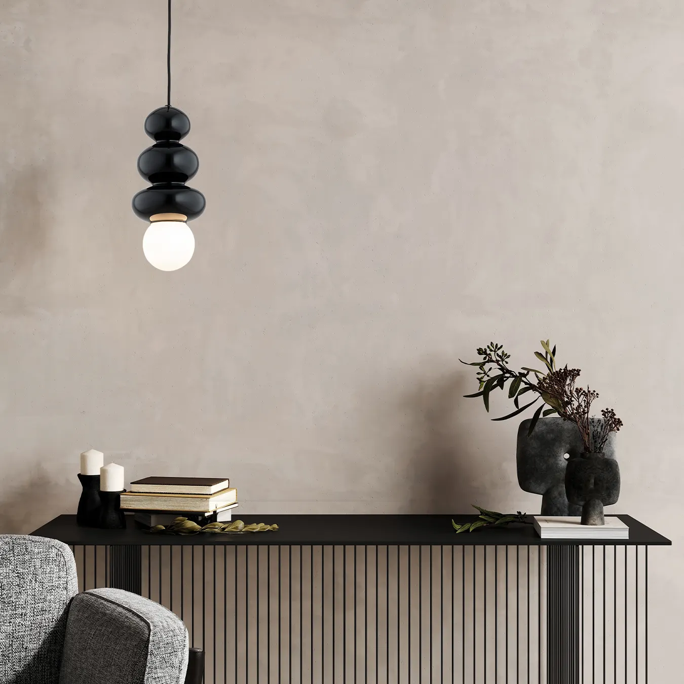 image Projektowanie wnętrz, Świeca, Tabela, Roślina, Ściana