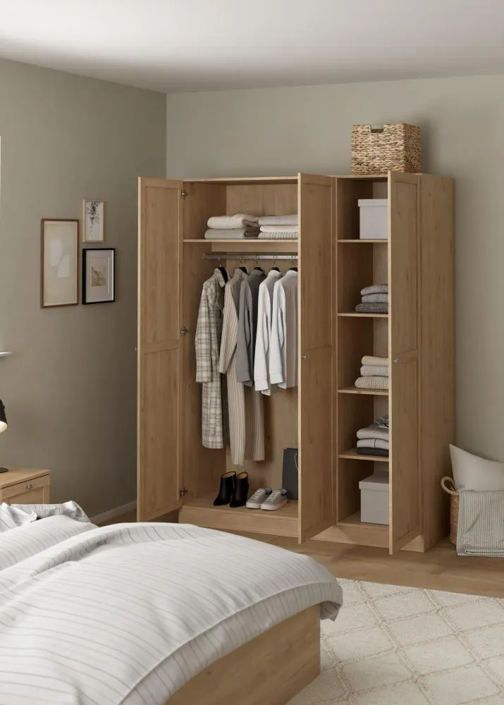 Szafa 3-drzwiowa BILLUND 147 cm Jackson Hickory - TV_68052HLHL