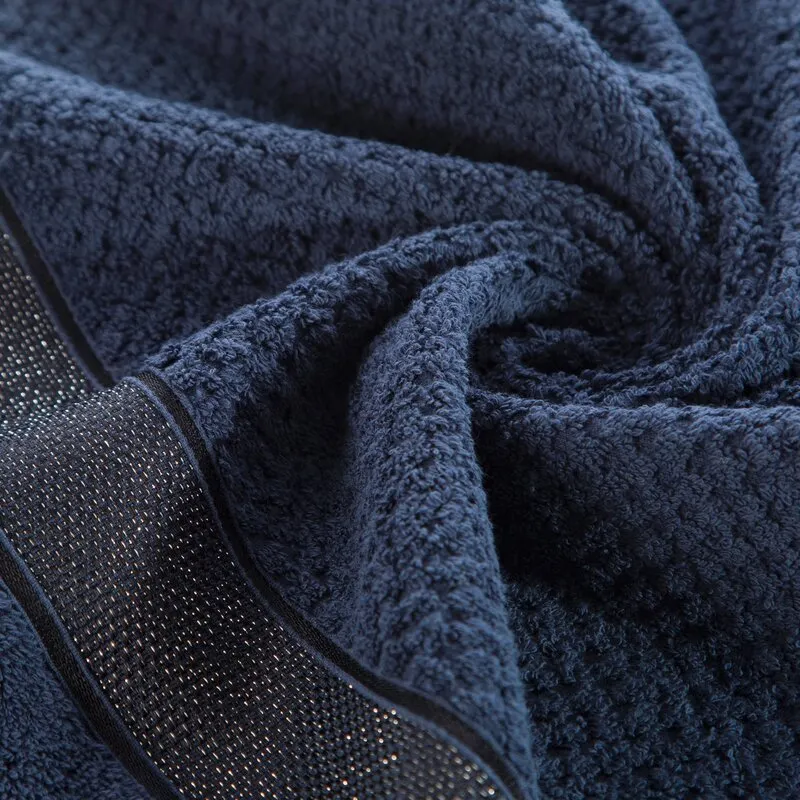 RĘCZNIK MILAN (08) 70 X 140 CM GRANATOWY - EU_367700