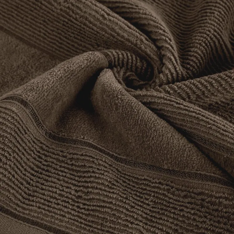 RĘCZNIK EMMA (12) 30 X 50 CM BRĄZOWY - EU_460105