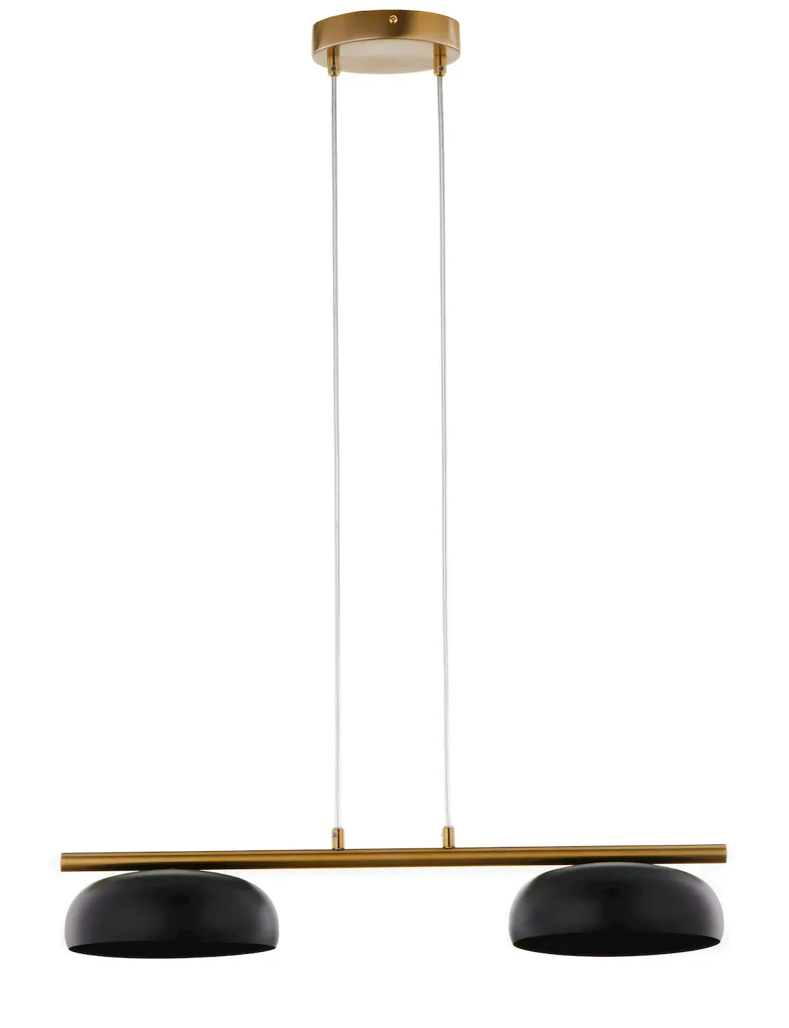 Lampa wisząca OLAF 2 zwis złoty czarny Lampa wisząca OLAF 2 zwis złoty czarny
