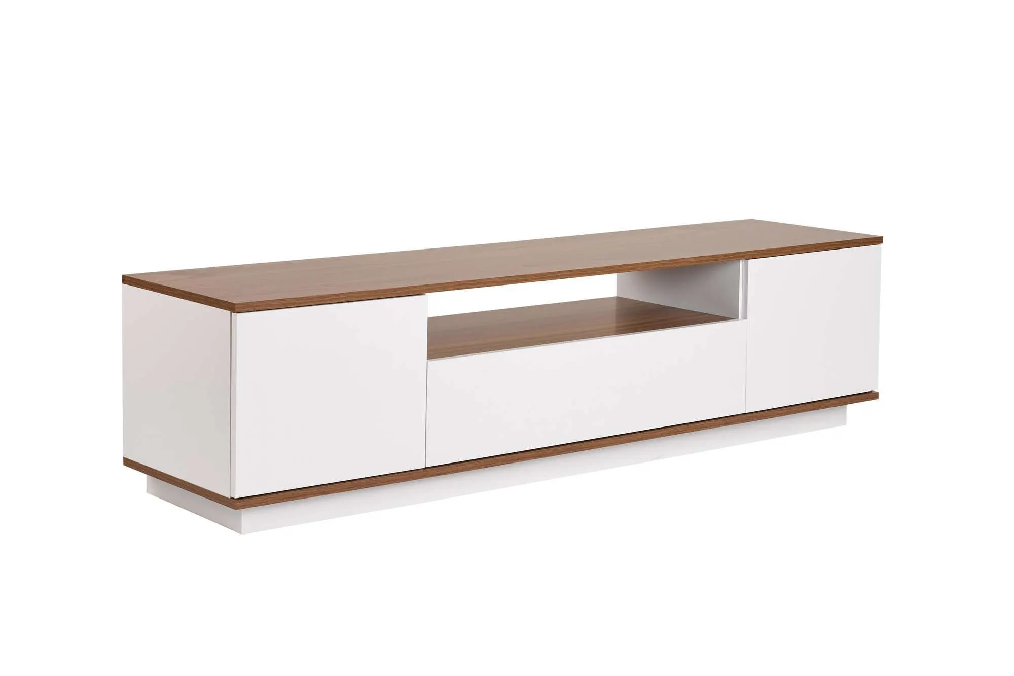 Szafka RTV 3-drzwiowa VERAMONT 180 cm biały orzech