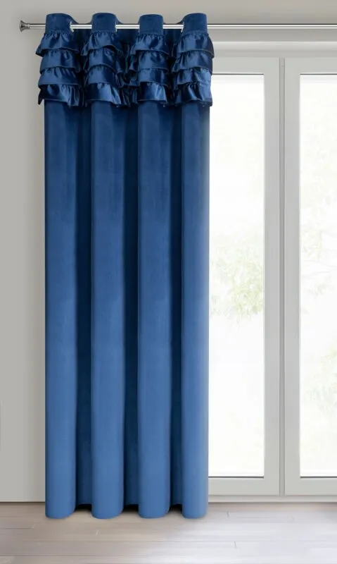 ZASŁONA GOTOWA ERIN 140X250 CM GRANATOWY - EU_432662