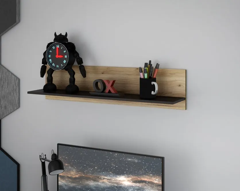 Półka wisząca LYA Dąb Mauvella FORTE - LYAB01-M687