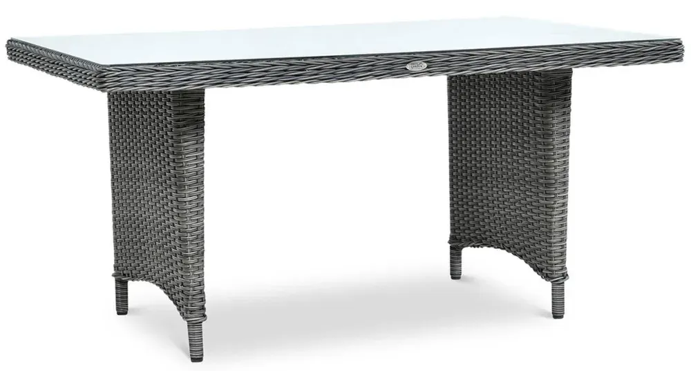 Narożnik ogrodowy modułowy MARYLAND DINING ze stołem technorattan ciemnoszary - FG002665