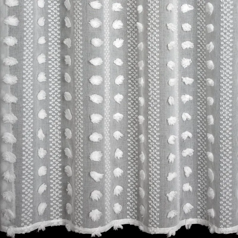 ZASŁONA GOTOWA ELENOR 140 X 250 CM BIAŁY - EU_452484