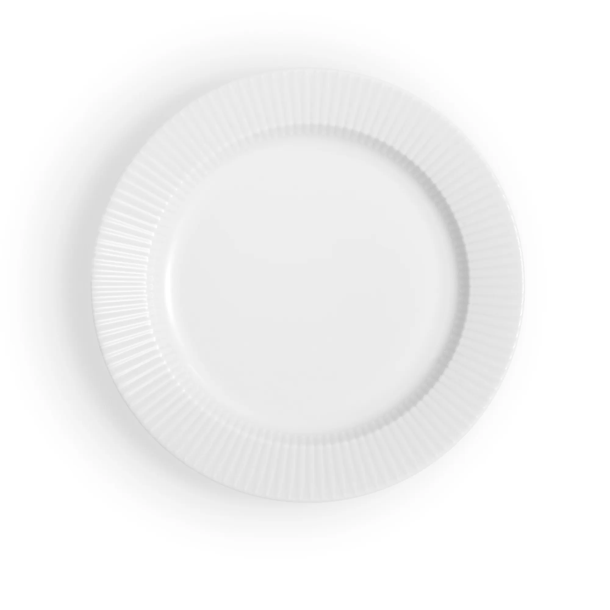 porcelanowy talerz, biały talerz, ząbkowany brzeg, okrągły talerz, zastawa stołowa