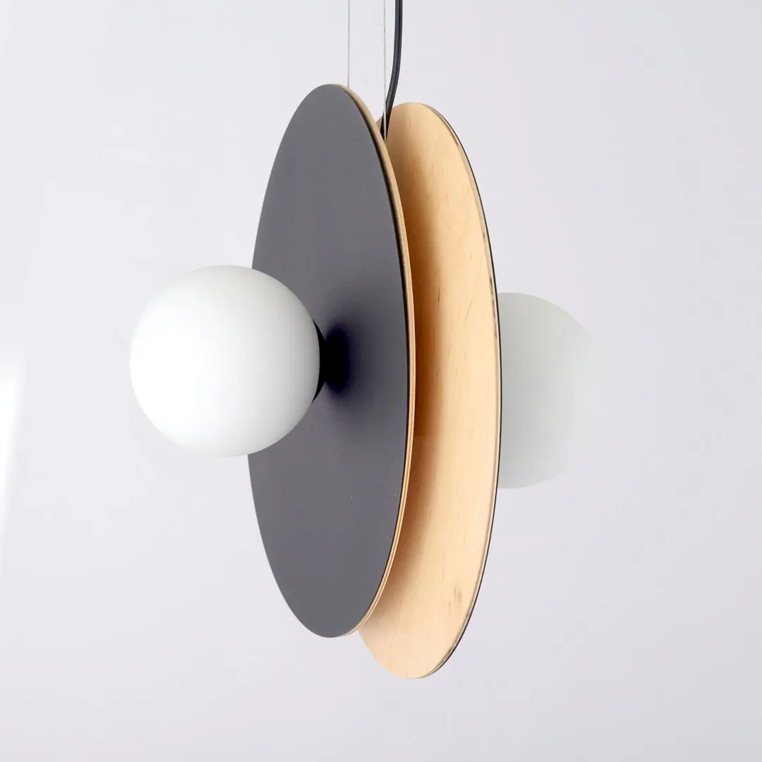 Lampa wisząca SOHO Czarny,Brązowy 1303/4 - 1303/4