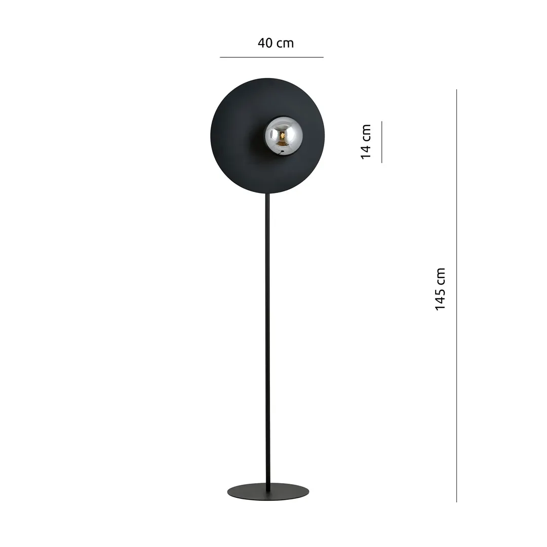 Lampa stojąca OSLO Czarny 1186/LP - 1186/LP