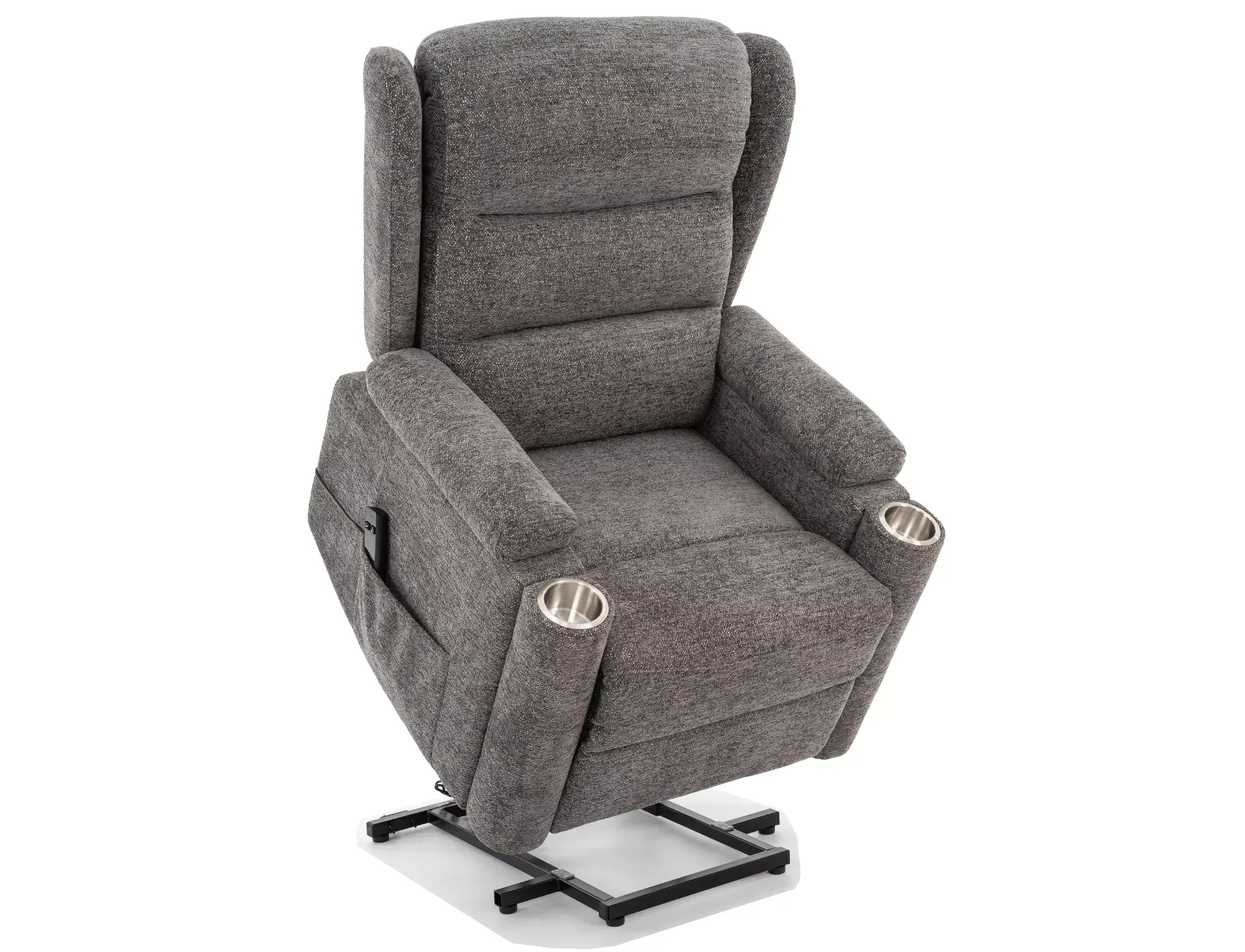 Fotel elektryczny rozkładany MINOS RAVEN 13 z funkcją pionizacji szary - MINOSRASZ13