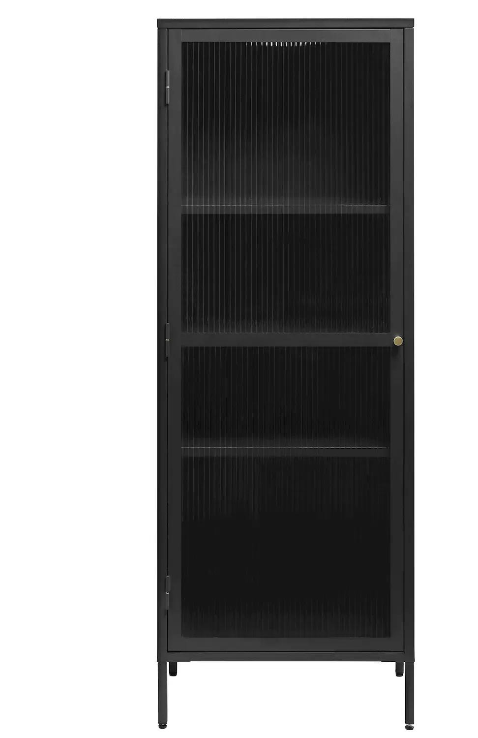Witryna niska BRONCO 1-drzwiowa W160 cm - czarny, złoty