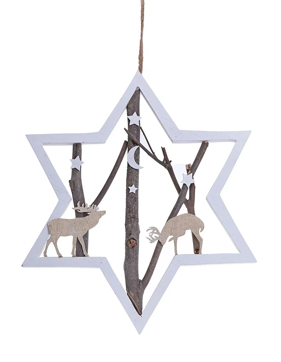 Scenka LAS w ramce GWIAZDA wielokolorowy