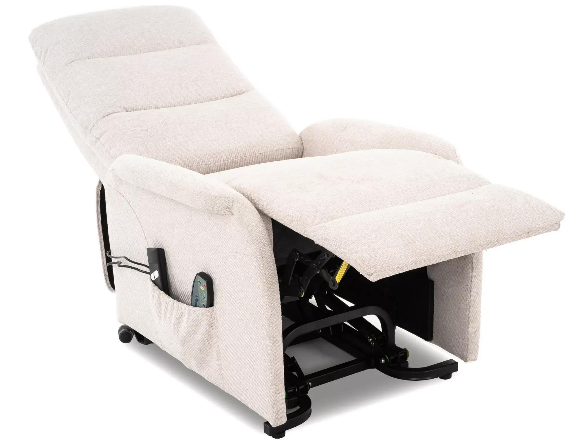 Fotel elektryczny masujący JUPITER M BREGO z funkcją pionizacji jasnobeżowy - JUPITERMBRJBE22
