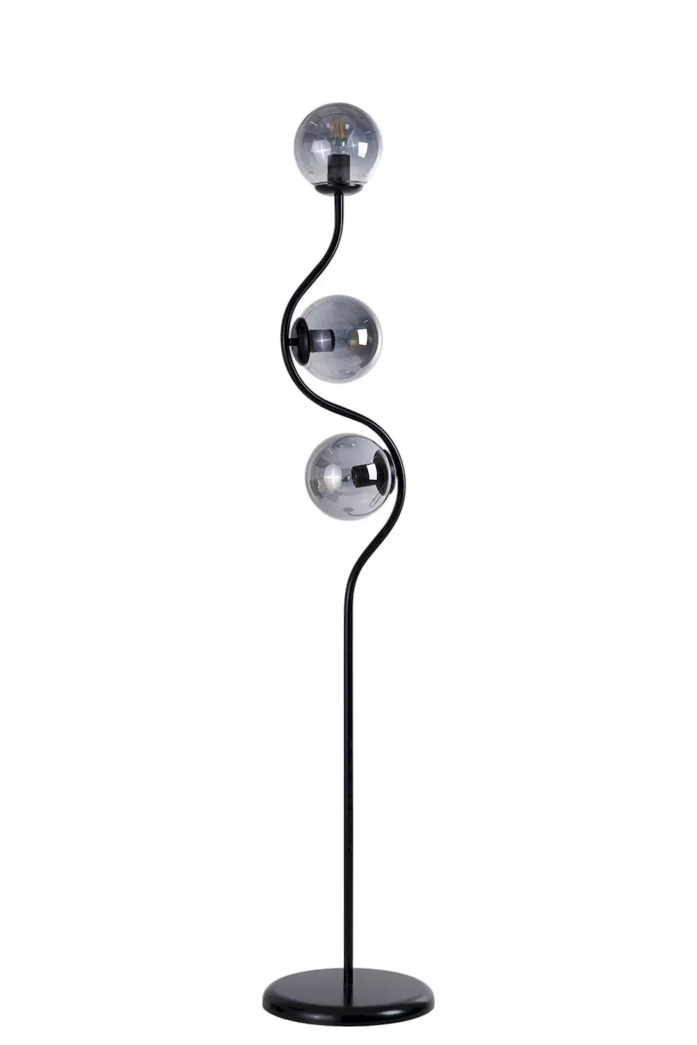 Lampa podłogowa 8944-10czarny szary