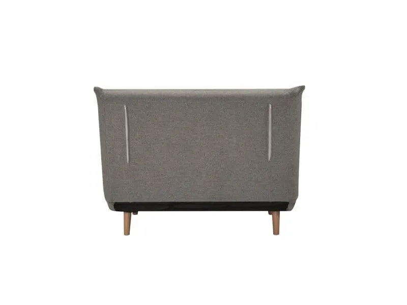 Fotel rozkładany z funkcją spania SPIKE szary - SPIKESZBU