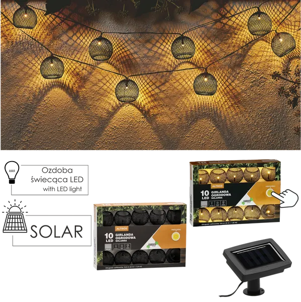 girlandy, lampki, ogrodowe, solarne, opakowanie-10-sztuk