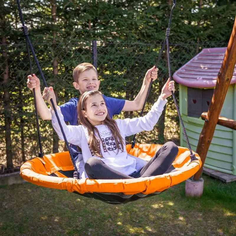 Huśtawka BOCIANIE GNIAZDO 100 pomarańczowa - MI_5901738198647