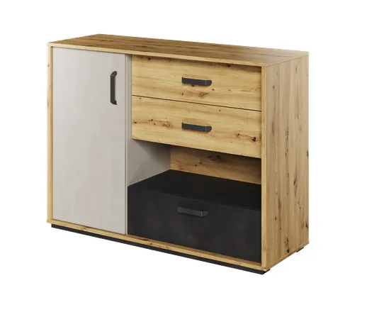 Komoda z szufladami Qubic QB-07 dąb artisan Komoda z szufladami Qubic QB-07 dąb artisan