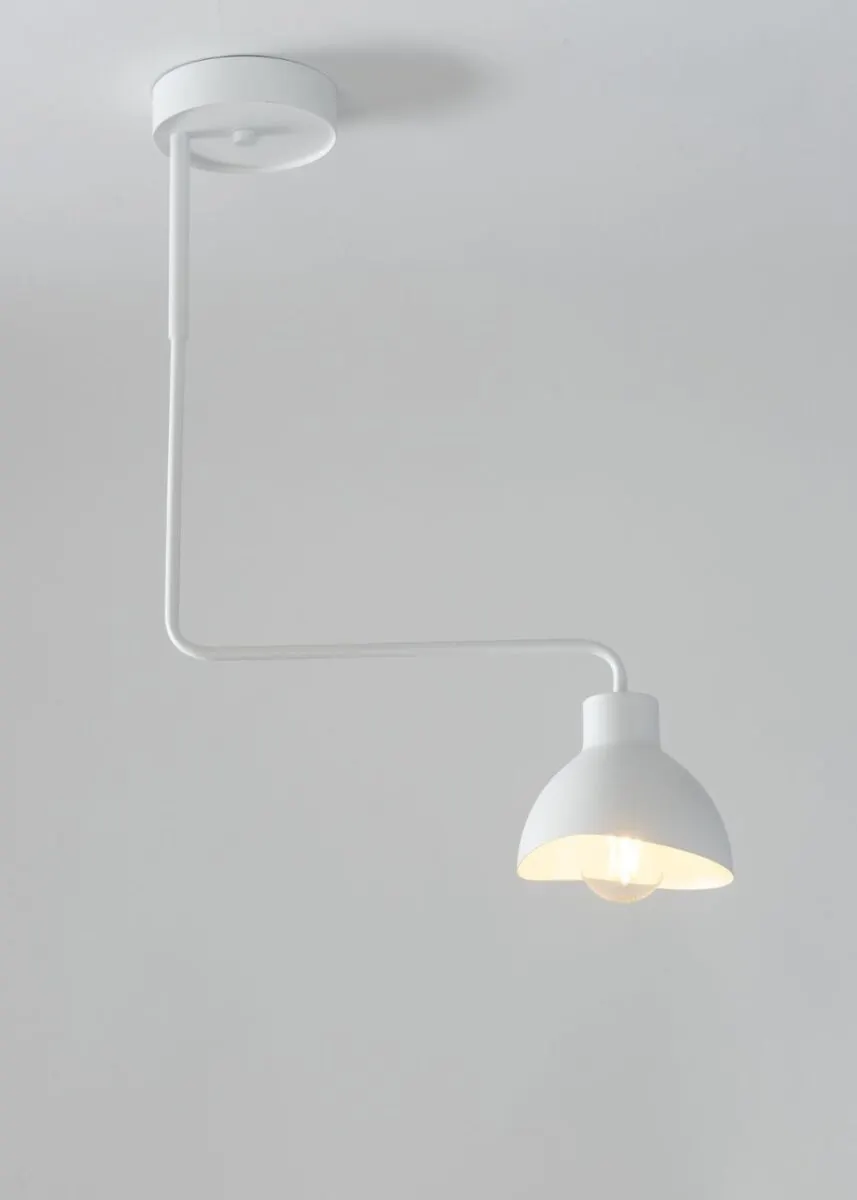 Lampa sufitowa/plafon HOLI 1 biały - SI_32446