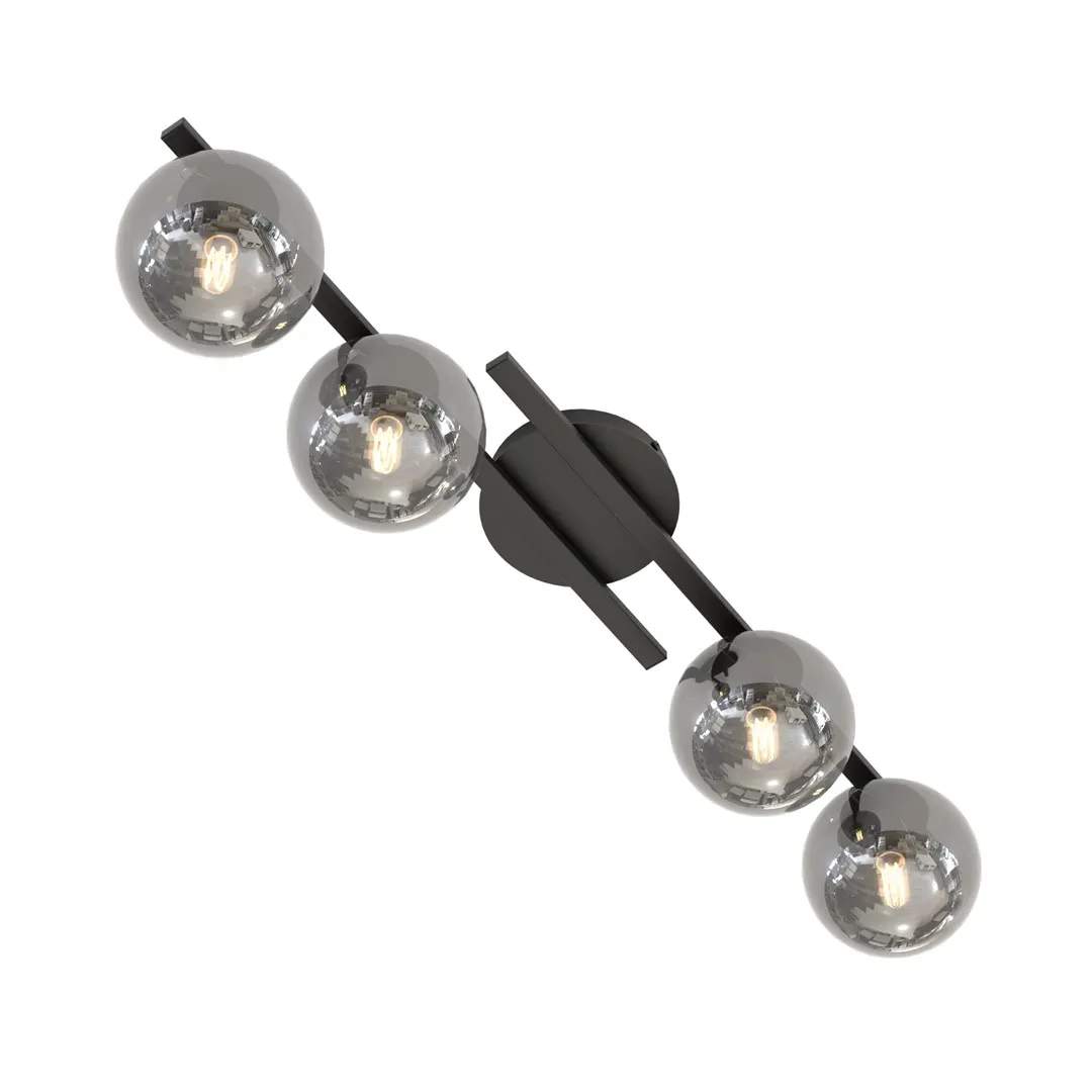 Lampa sufitowa kule KAIRO 4 BL GRAFIT