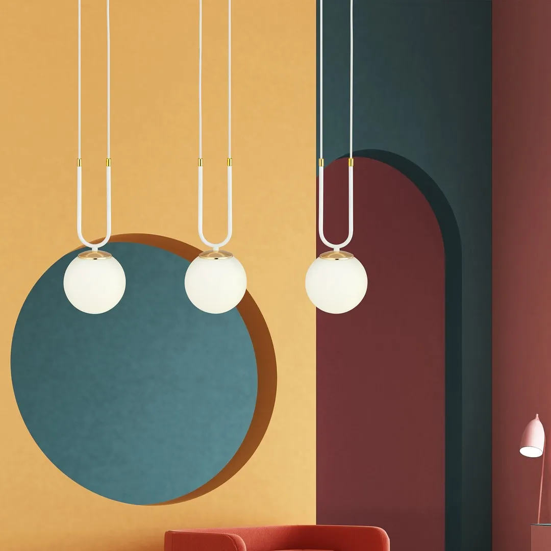 Lampa wisząca GLAM Biały 1115/3 - 1115/3