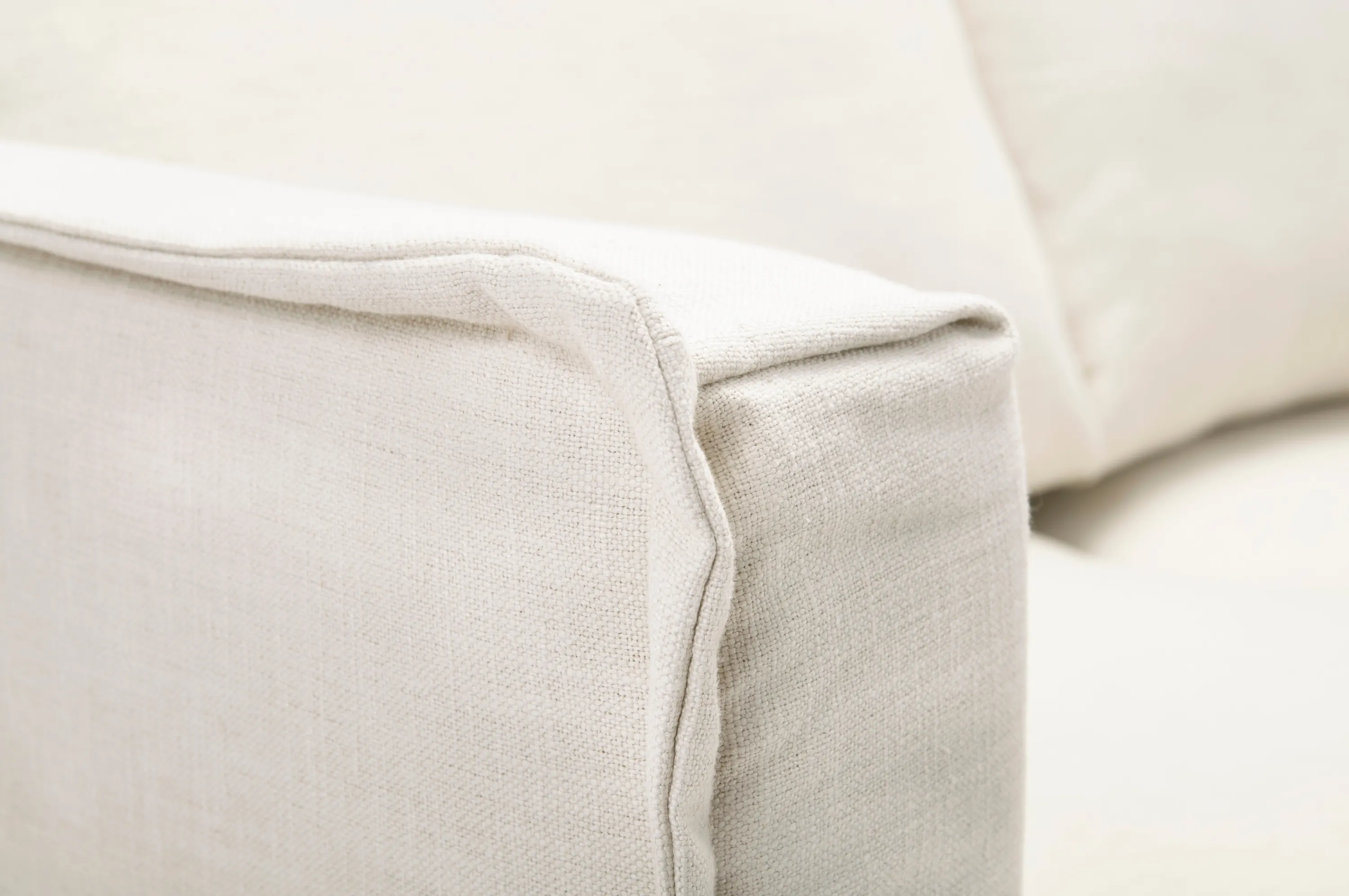 Sofa rozkładana Linoso kremowa MEBLEX — zdjęcie 5