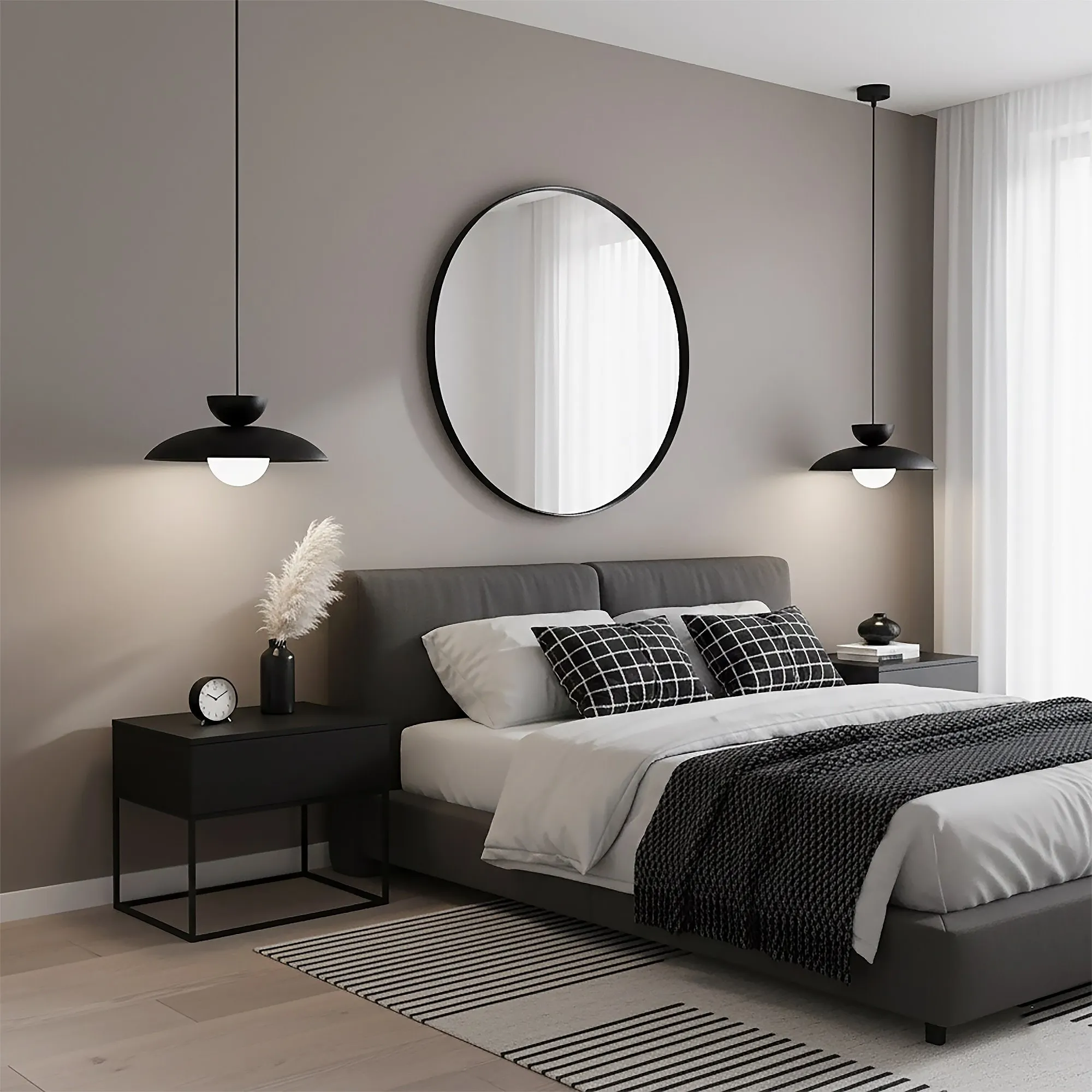 Lampa wisząca MULAN 1 BLACK czarna - 1621/1