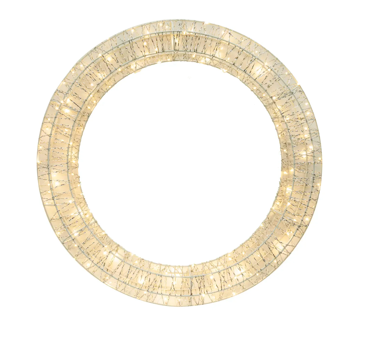 Wieniec LEDOWY BIAŁY 150 LED 1761 biały Wieniec LEDOWY BIAŁY 150 LED 1761 biały