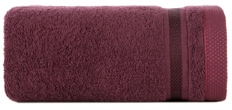 RĘCZNIK ABBIE (07) 70 X 140 CM BORDOWY - EU_453095