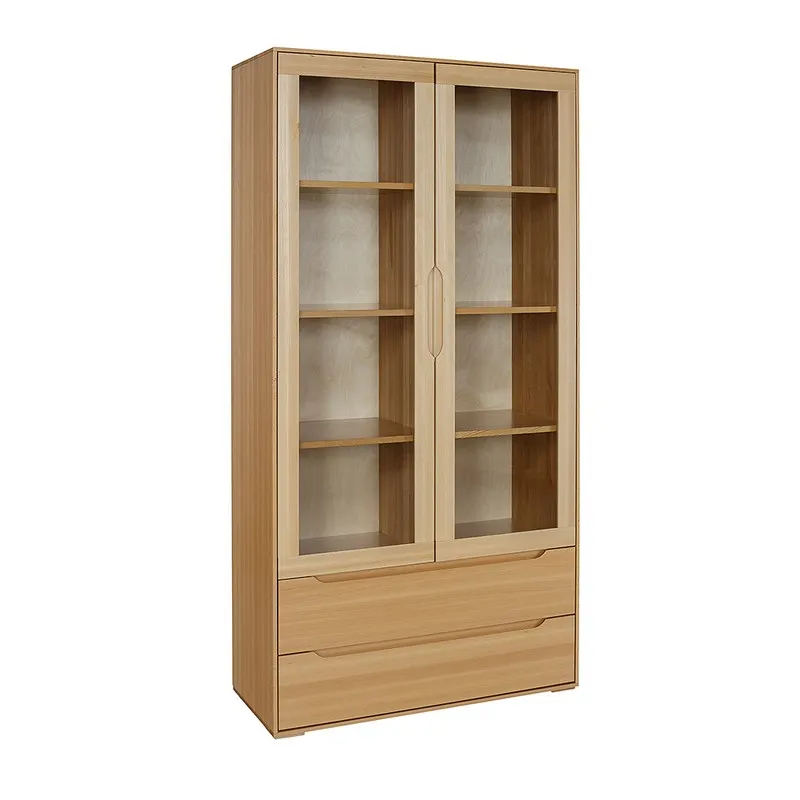 Witryna bukowa KW421 Naturalny DREWMAX — zdjęcie 3