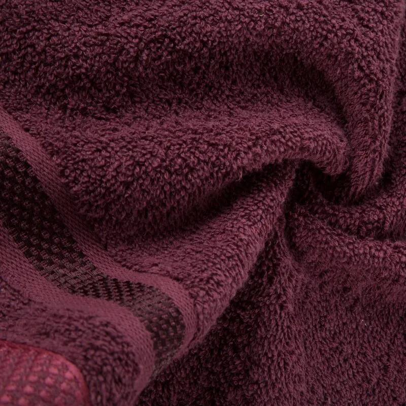 RĘCZNIK ABBIE (07) 40 X 60 CM BORDOWY - EU_454223