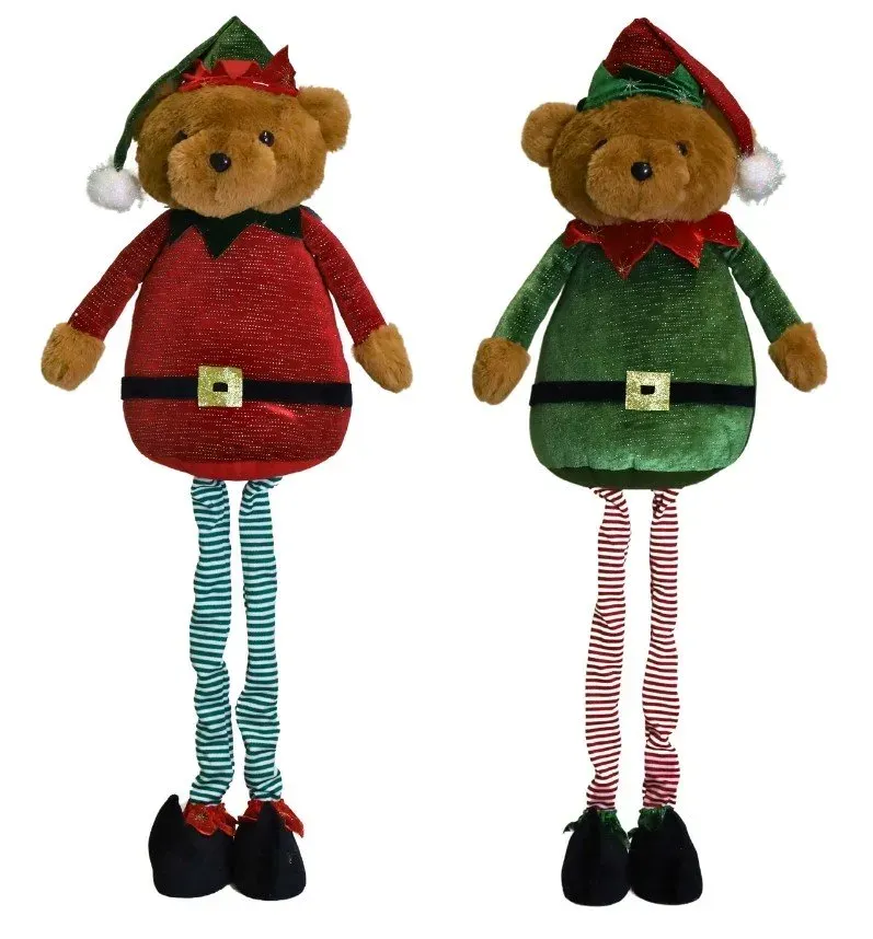 Dekoracja MIŚ STOJĄCY 2 sztuki wielokolorowe Dekoracja MIŚ STOJĄCY 2 sztuki wielokolorowe