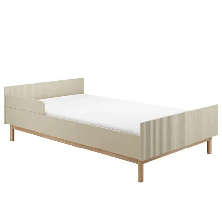 Łóżko dziecięce MILOO 120x200 beżowe - PIN_045-062-945