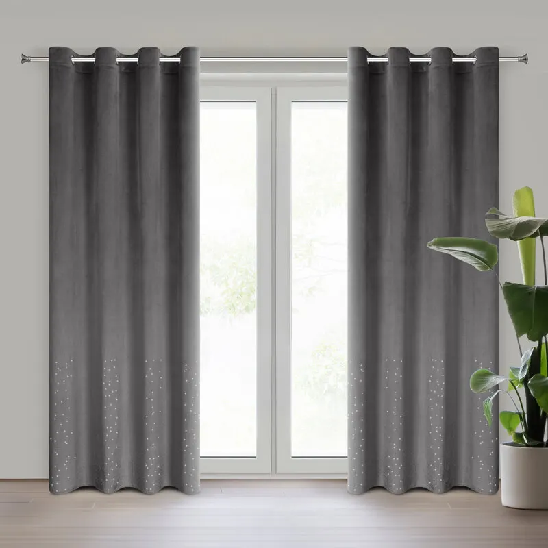 ZASŁONA GOTOWA ARIADNA 140 X 250 CM GRAFITOWY ZASŁONA GOTOWA ARIADNA 140 X 250 CM GRAFITOWY