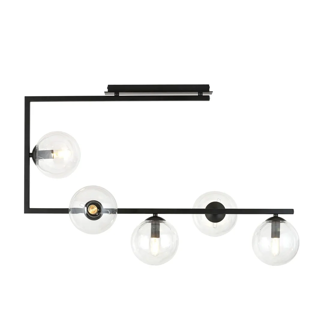 Lampa sufitowa SOMA Czarny 1289/5