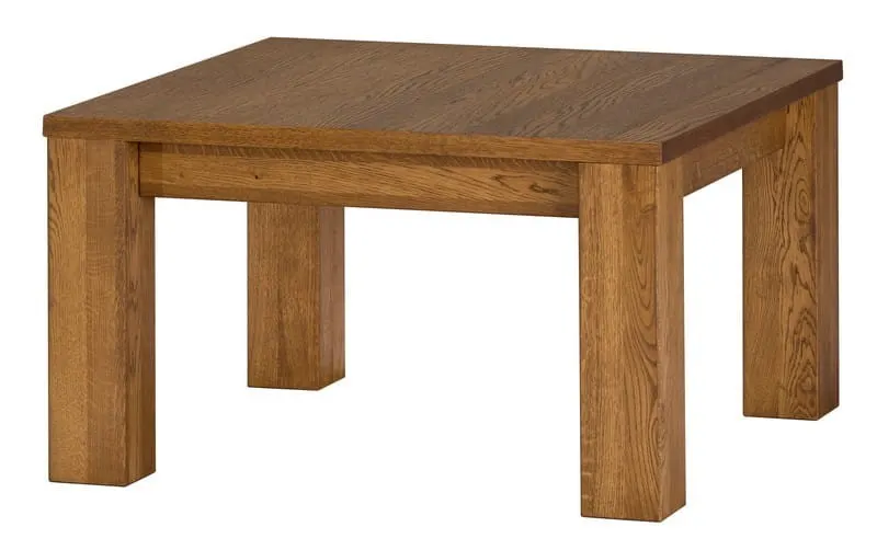 Stolik kawowy VELVET 42 drewniany dąb rustical 85x85x48cm