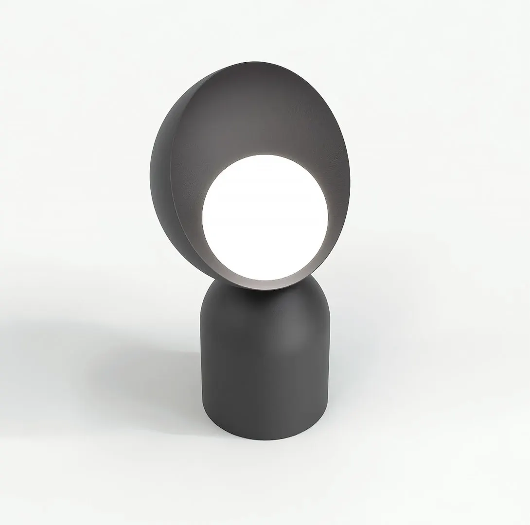 Lampa nocna metalowa BOTO LN1 czarna — zdjęcie 3