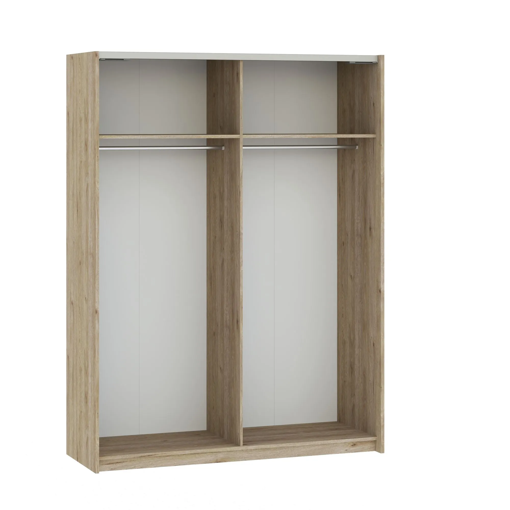 Szafa 2-drzwiowa BERNO 150 Kolor Jackson Hickory+Antracyt - INT_5003599