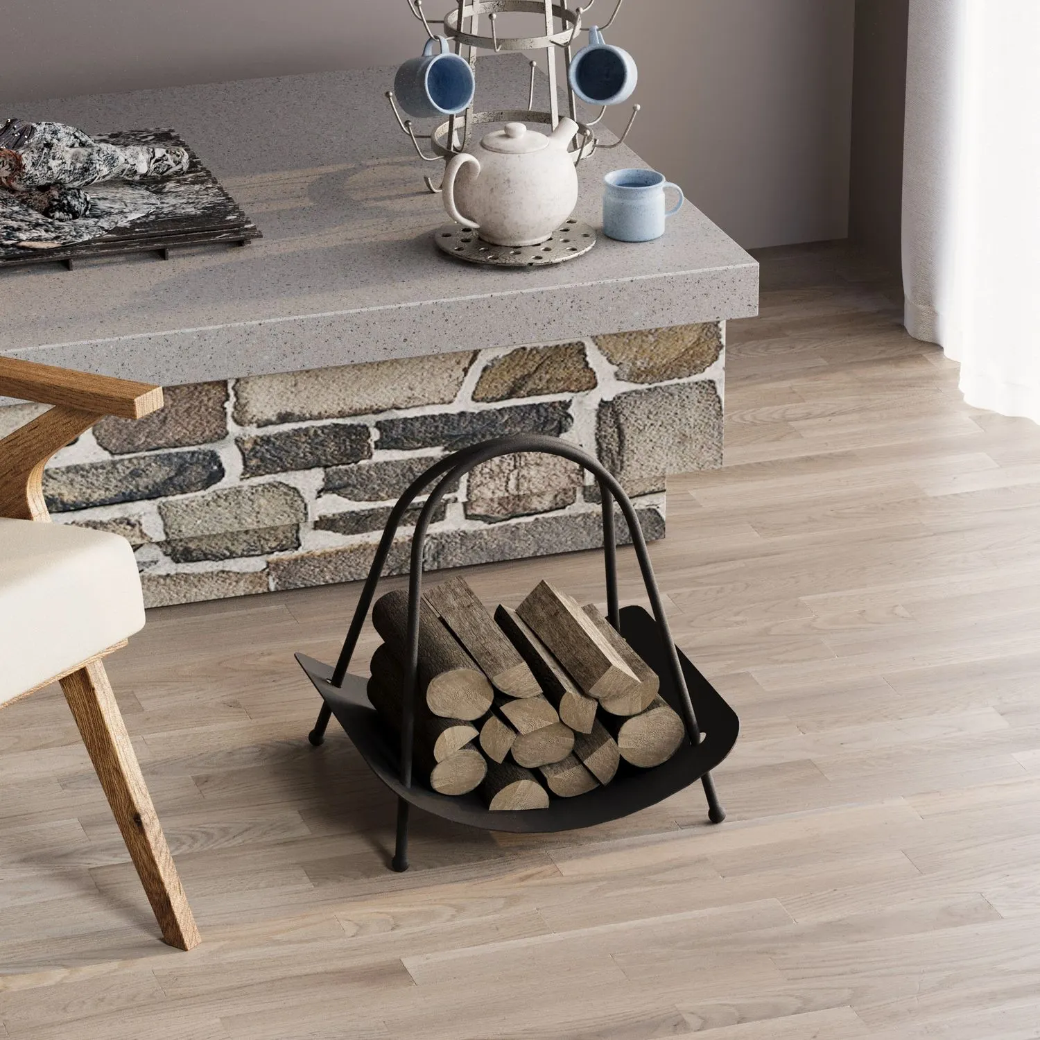 Metalowa ozdoba GED 017 czarna - ASI_247HFM1163